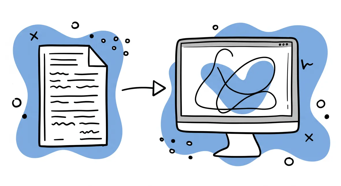 Document into computer